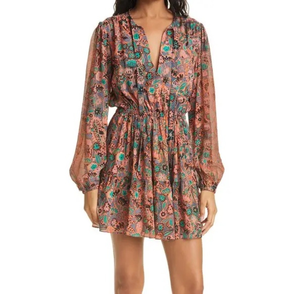 ALC Jolene Floral Mini Dress